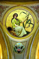 Mural of Ceres with stalk of corn by Edward Simmons at South Dakota State Capitol. Pierre, SD.