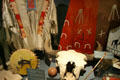 Collection of native American objects at South Dakota State Historical Society Museum. Pierre, SD.