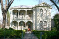 Charles Hummel house in King William district. San Antonio, TX.