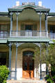 Carl Wilhelm August Groos house front entry. San Antonio, TX.