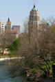 View from King William district to downtown. San Antonio, TX.