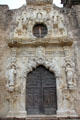 Mission San José carved Baroque entry facade. San Antonio, TX.