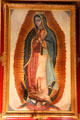 Our Lady of Guadaloupe painting Mission Nuestra Señora de la Purísima Concepción de Acuña. San Antonio, TX.