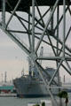 Harbor bridge & cargo ship. Corpus Christi, TX.