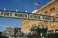 Fort Worth Stockyards National Historic District. Fort Worth, TX.