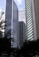 Elm Place , Renaissance Tower & Fidelity Union Tower from Thanks-Giving Square. Dallas, TX.