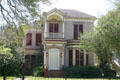 Alexander B. Everett house with decorative details. Galveston, TX.