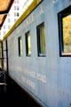 United States Rail Road Post Office car at Railroad Museum. Galveston, TX.