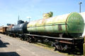Petroleum tankers at Railroad Museum. Galveston, TX.