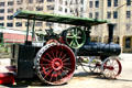 Jicase Threshing Machine Company steam tractor at Railroad Museum. Galveston, TX.