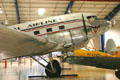 Douglas DC-3 at Lone Star Flight Museum. Galveston, TX.