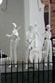 String musicians sculpture by David Addickes at Lyric Center. Houston, TX.