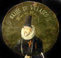 Portrait of Luis de Velasco II, viceroy of Mexico at San Jacinto Monument museum. San Jacinto, TX.