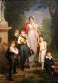 Madame la Maréchale Lannes, Duchesse de Montebello, with her Children portrait by François Pascal Simon Gérard of France at Museum of Fine Arts, Houston. Houston, TX.