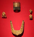 Gold ornaments from Island of Sumba, Indonesia at Museum of Fine Arts, Houston. Houston, TX.