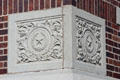 Relief details of Houston Light Guard Armory. Houston, TX.