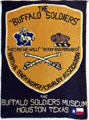 Buffalo Soldiers patch at Buffalo Soldiers National Museum. Houston, TX.