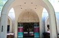 Entrance of C G Jung Educational Center. Houston, TX.