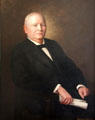 Portrait of Sen. Rienzi M. Johnston by Boris B. Gordon at Rienzi house museum. Houston, TX.