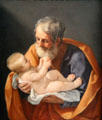 Saint Joseph & Christ Child by Guido Reni at Rienzi house museum. Houston, TX
