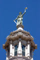 State Capitol Goddess of Liberty statue on dome. Austin, TX.