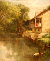 San Antonio River painting by Robert Jenkins Onderdonk at San Antonio Museum of Art. San Antonio, TX.