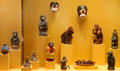 Collection of monkey figures from Mexico & Guatemala at San Antonio Museum of Art. San Antonio, TX.