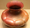 Copper container from Michoacan, Mexico at San Antonio Museum of Art. San Antonio, TX.