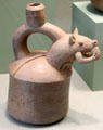 Chavin culture earthenware vessel with rodent motif from Peru at San Antonio Museum of Art. San Antonio, TX.
