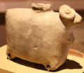 Buffware earthenware vessel from Iran at San Antonio Museum of Art. San Antonio, TX.