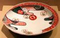 Edo period Japanese Hizen ware porcelain dish in form of abalone shell at San Antonio Museum of Art. San Antonio, TX.