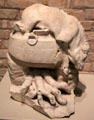 Roman carved marble pig in cauldron at San Antonio Museum of Art. San Antonio, TX.