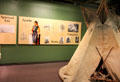 Native culture display with tepee at Institute of Texan Cultures. San Antonio, TX.