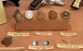 Various Texas Ranger badges at Buckhorn Museum. San Antonio, TX.