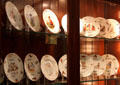 Collection of annual anniversary plates issued by Pioneer Flour Mills at Guenther House Museum. San Antonio, TX.