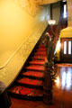 Central hall staircase at Edward Steves Homestead Museum. San Antonio, TX.