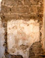 Detail of adobe bricks at Spanish Governor's Palace. San Antonio, TX.