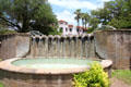 Garden fountain at McNay Art Museum. San Antonio, TX.