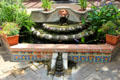 Garden fountain at McNay Art Museum. San Antonio, TX.