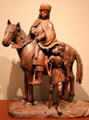 St. Martin & Beggar wood sculpture from Northern Netherlands at McNay Art Museum. San Antonio, TX.