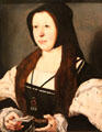 Portrait of Anna de Bergh, Marquee de Veere by Jan Gossaert at McNay Art Museum. San Antonio, TX.