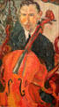 The Cellist by Chaim Soutine at McNay Art Museum. San Antonio, TX.