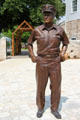 Admiral Chester W. Nimitz sculpture at Admiral Nimitz Museum. Fredericksburg, TX.