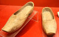 Hand-carved wooden shoes of Nimitz's grandfather at Admiral Nimitz Museum. Fredericksburg, TX.