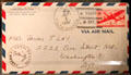 Admiral Nimitz letter postmarked from Tokyo Bay at National Museum of the Pacific War. Fredericksburg, TX.