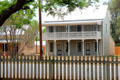 Double heritage house opposite Pioneer Museum. Fredericksburg, TX.