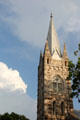 Tower of Holy Ghost Lutheran Church. Fredericksburg, TX.