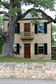 Two-story limestone heritage house. Fredericksburg, TX.