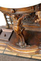 Detail of legs of umbrella stand at Museum of Western Art. Kerrville, TX.