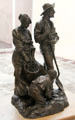 Heritage bronze sculpture of settlers by Herb Mignery at Museum of Western Art. Kerrville, TX.